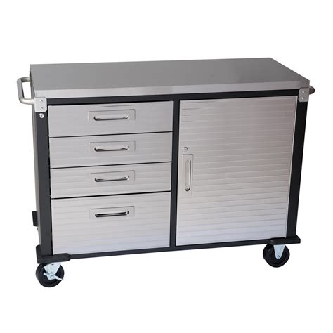 stainless steel kitchen rolling cabinets